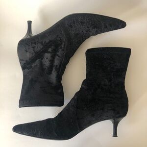 Donald Pliner Couture Crushed Velvet Booties
